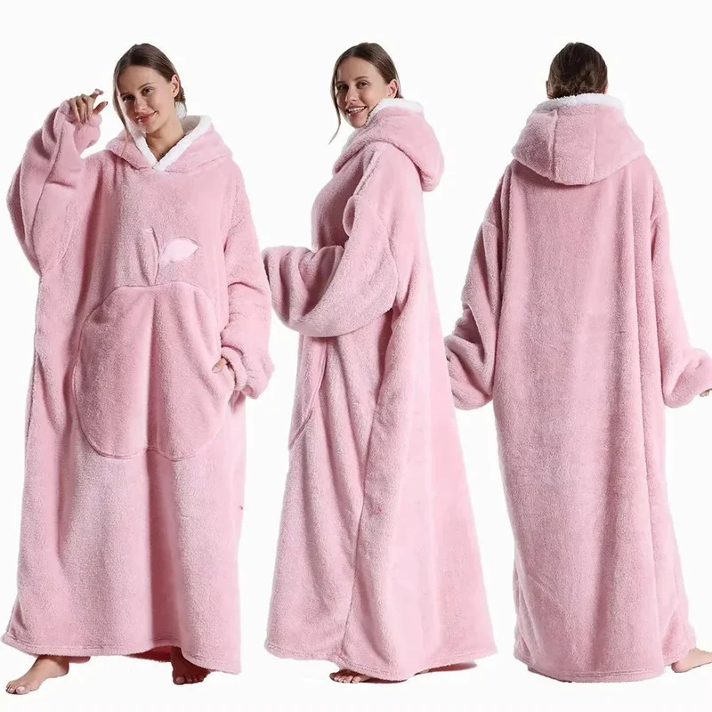 Kuschelige, übergroße Hoodie-Decke für ultimative Wärme und Stil