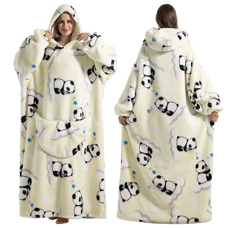 Kuschelige, übergroße Hoodie-Decke für ultimative Wärme und Stil