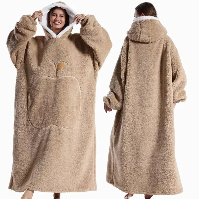 Kuschelige, übergroße Hoodie-Decke für ultimative Wärme und Stil