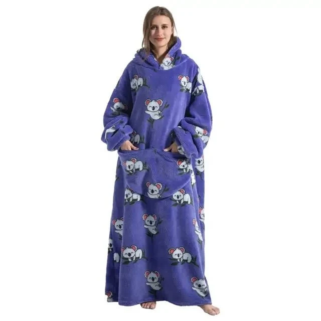 Kuschelige, übergroße Hoodie-Decke für ultimative Wärme und Stil