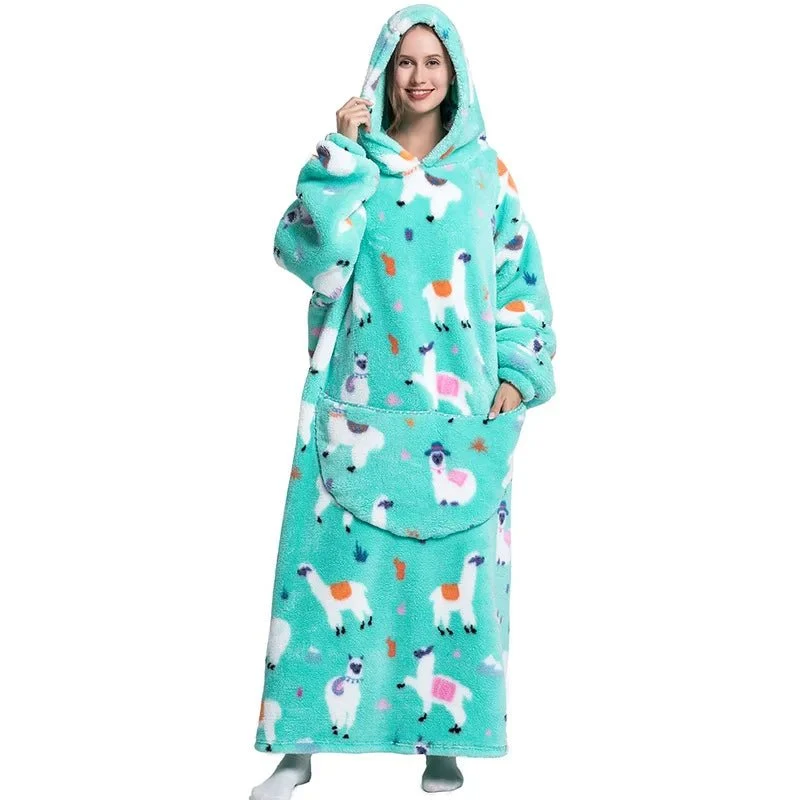 Kuschelige, übergroße Hoodie-Decke für ultimative Wärme und Stil