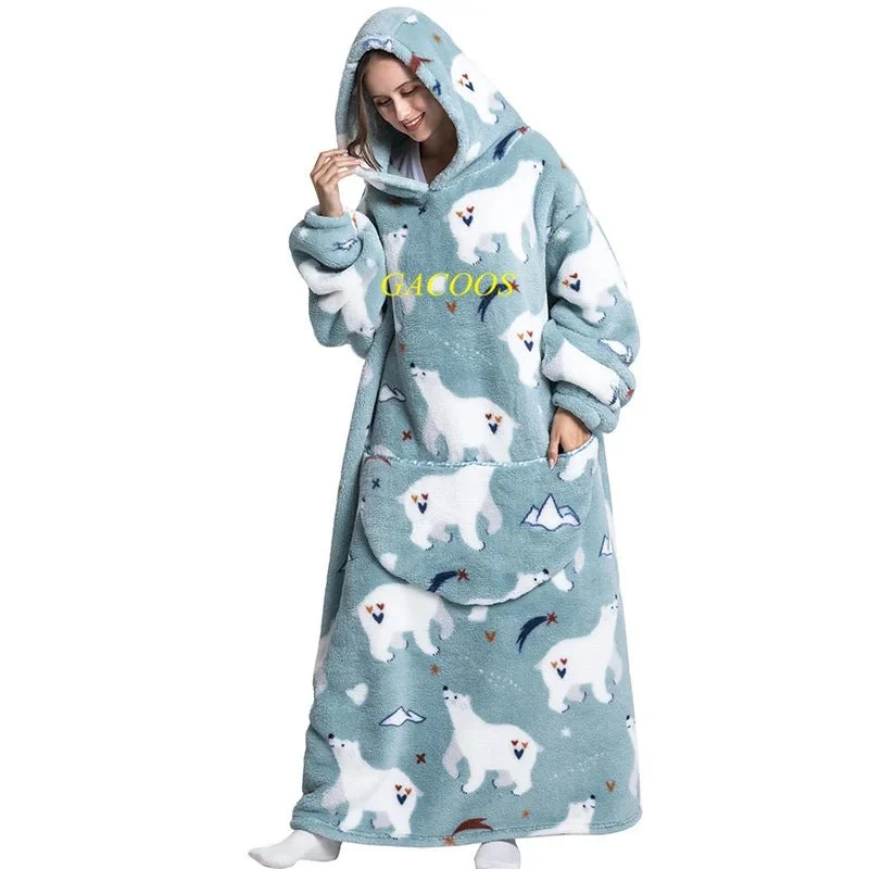 Kuschelige, übergroße Hoodie-Decke für ultimative Wärme und Stil