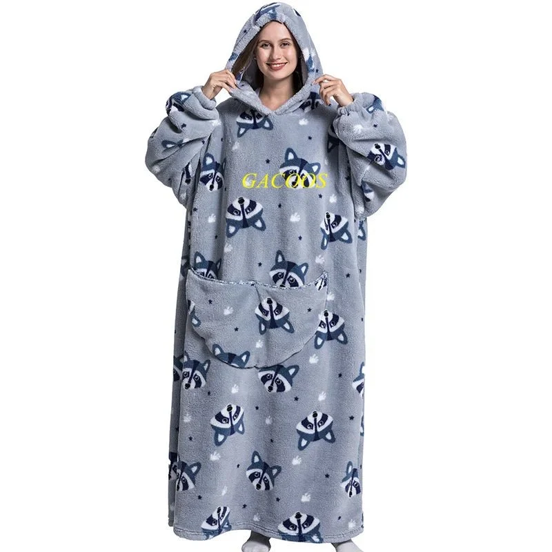 Kuschelige, übergroße Hoodie-Decke für ultimative Wärme und Stil