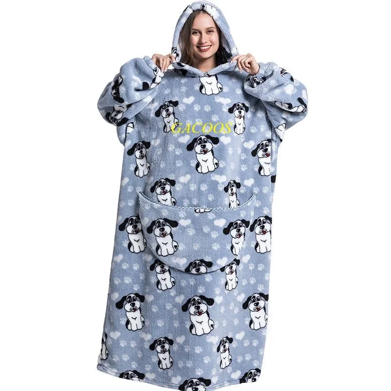 Kuschelige, übergroße Hoodie-Decke für ultimative Wärme und Stil