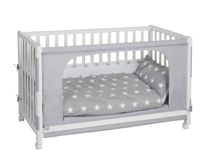 Room Bed "Little Stars" – 60 x 120 cm, Beistellbett zum Elternbett mit kompletter Ausstattung