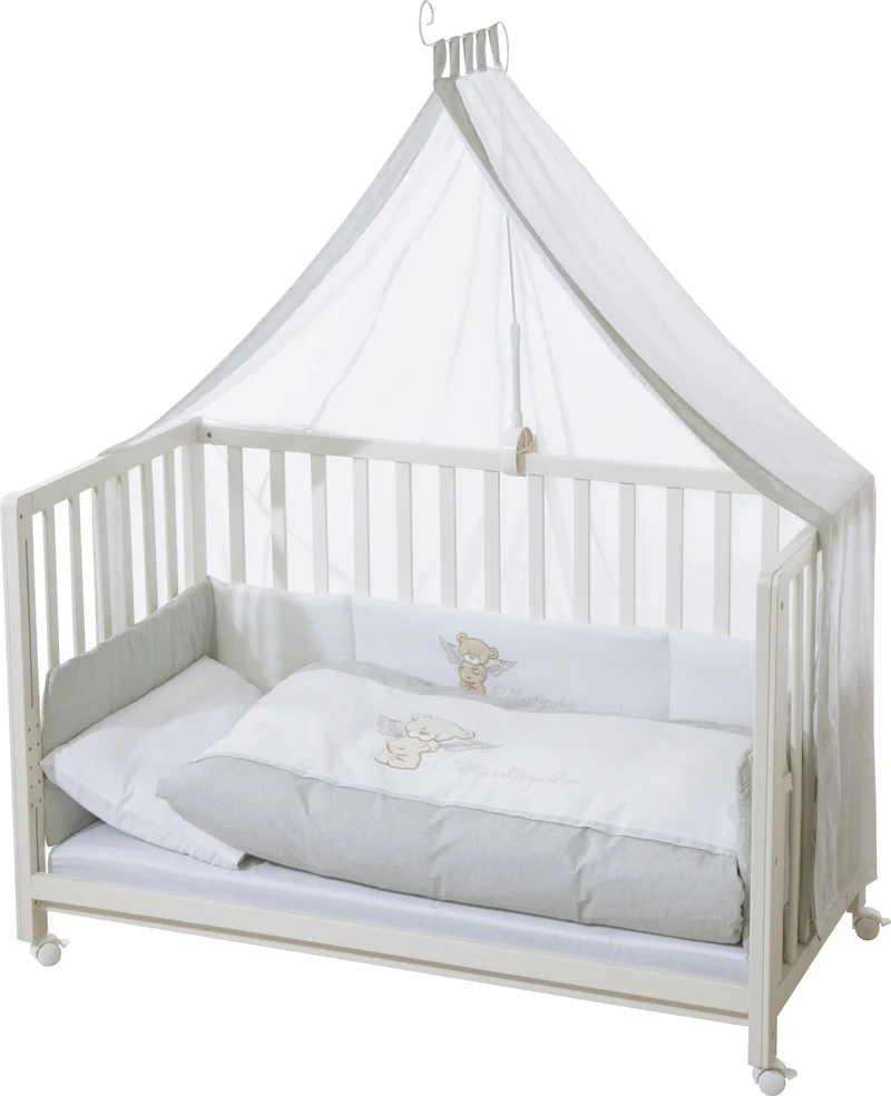 Room Bed "Heartbreaker" – 60 x 120 cm, Beistellbett zum Elternbett, komplette Ausstattung