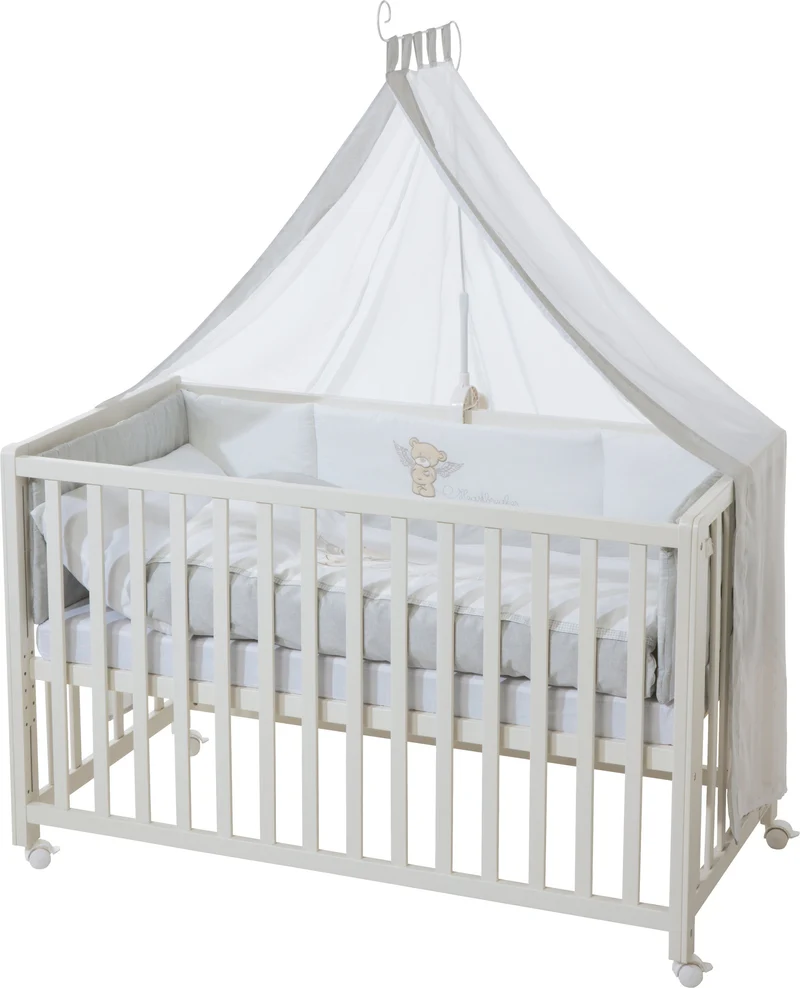 Room Bed "Heartbreaker" – 60 x 120 cm, Beistellbett zum Elternbett, komplette Ausstattung