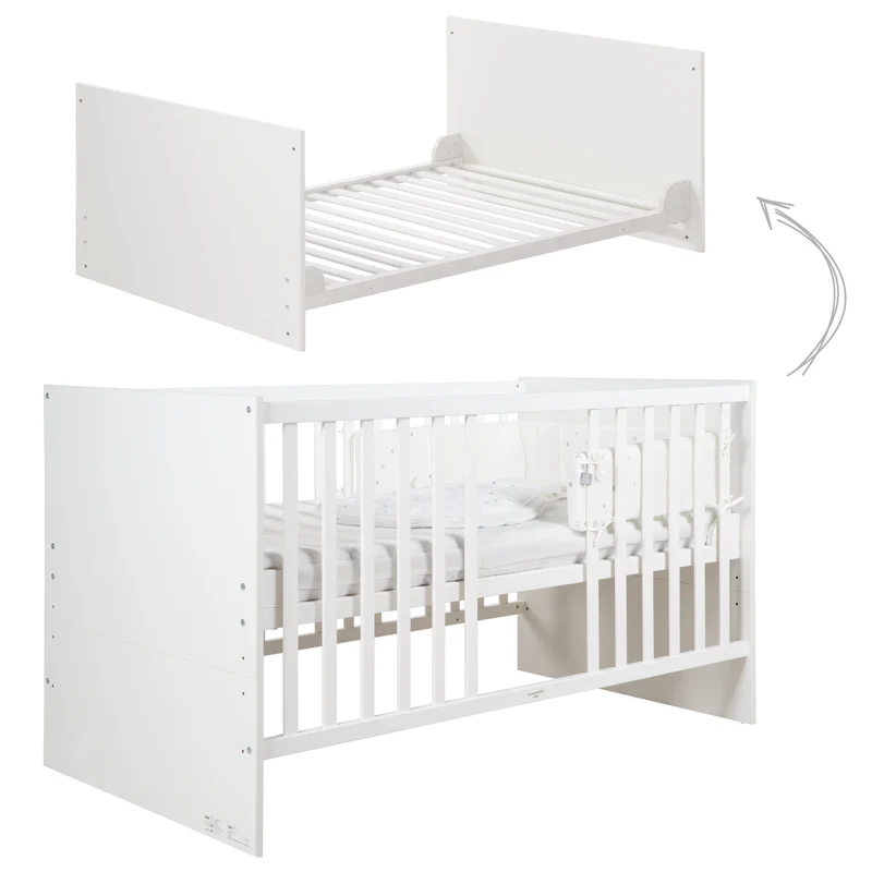 Komplettbettset "safe asleep®" – 70 x 140 cm "Sternenzauber", inkl. Matratze, Nest & Babyschlafsack