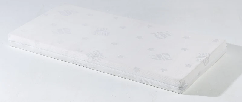 Room Bed "safe asleep® " – 60 x 120 cm, Beistellbett inkl. Ausstattung, "Sterne grau" weiß lackiert