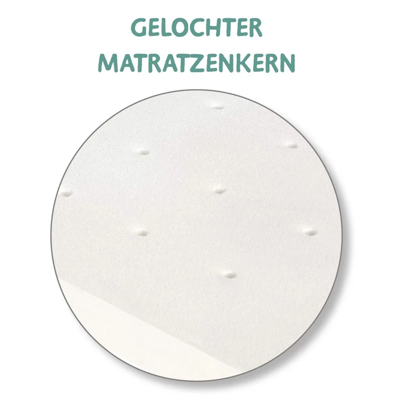 Stubenbett "safe asleep®" – 3 in 1, "Little Stars", Beistellbett grau, Babybett & Bank, mit Zubehör