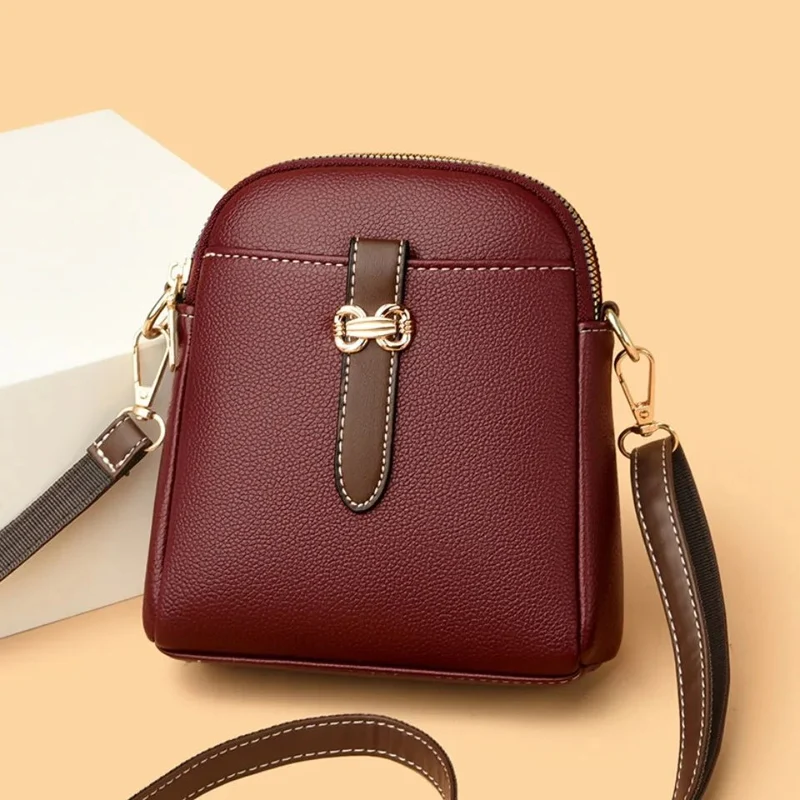 Luxuriöse Lederhandtaschen für Damen – Designer-Schulter- und Umhängetaschen aus weichem Leder 2025