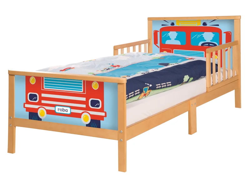 Themenbett "Car" – Kinderbett 70 x 140 cm inkl. Bettwäsche & Lattenrost