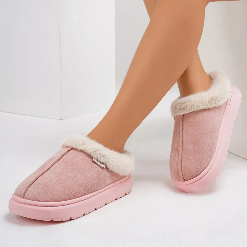 Gemütliche Winterpantoffeln für Damen – Hochwertige Plüschhausschuhe