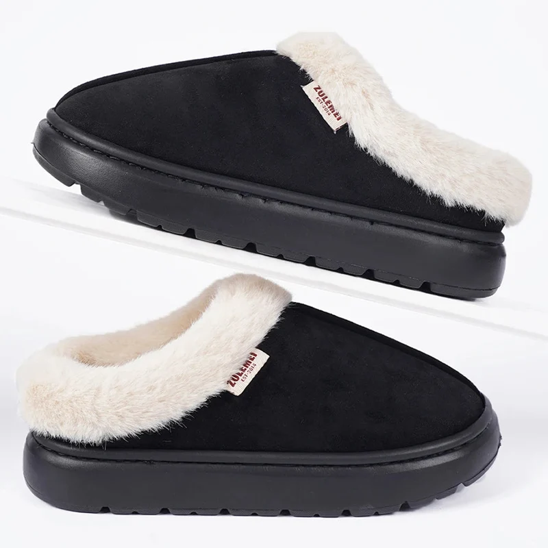 Gemütliche Winterpantoffeln für Damen – Hochwertige Plüschhausschuhe
