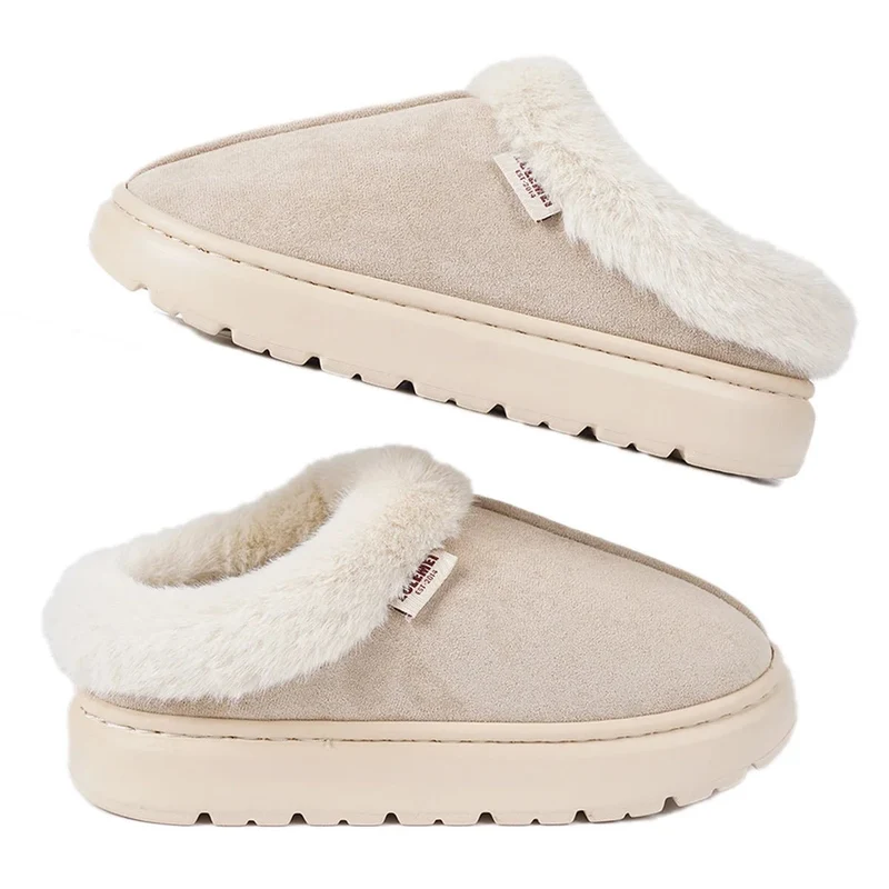 Gemütliche Winterpantoffeln für Damen – Hochwertige Plüschhausschuhe