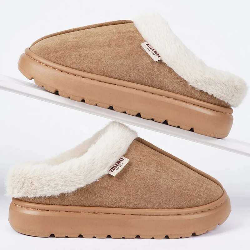 Gemütliche Winterpantoffeln für Damen – Hochwertige Plüschhausschuhe