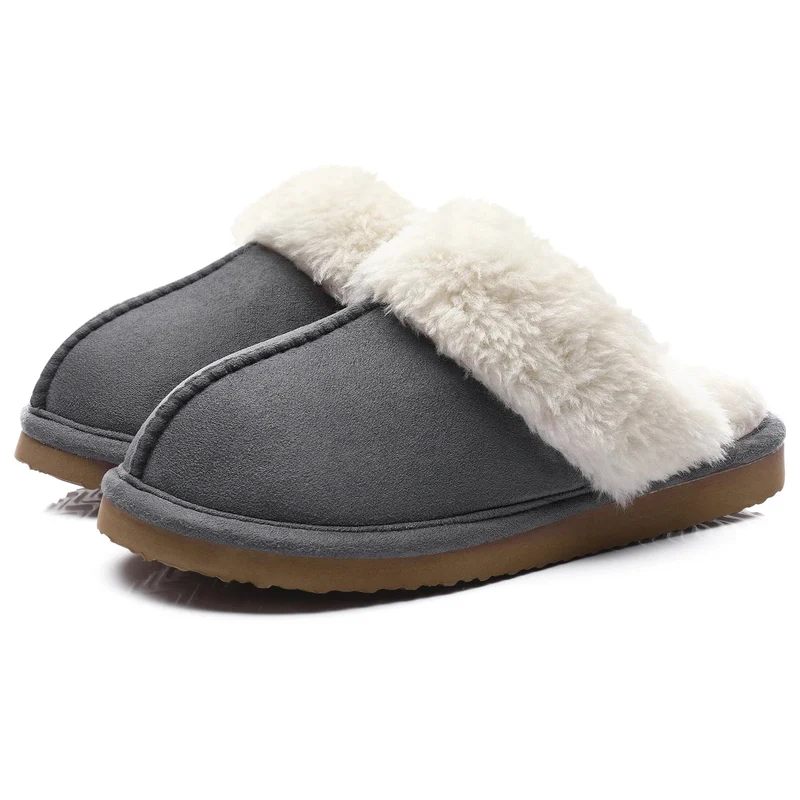 Comwarm Winterflauschige Hausschuhe für Damen - Bequeme Pantoletten und Indoor-Sandalen aus Kunstfell
