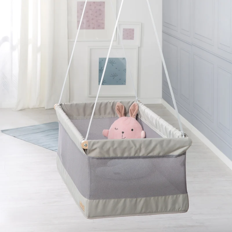 Hängebettchen "safe asleep®" – Liegefläche 45 x 90 cm, Mesh-Stoff, Matratze mit Jaquard-Bezug