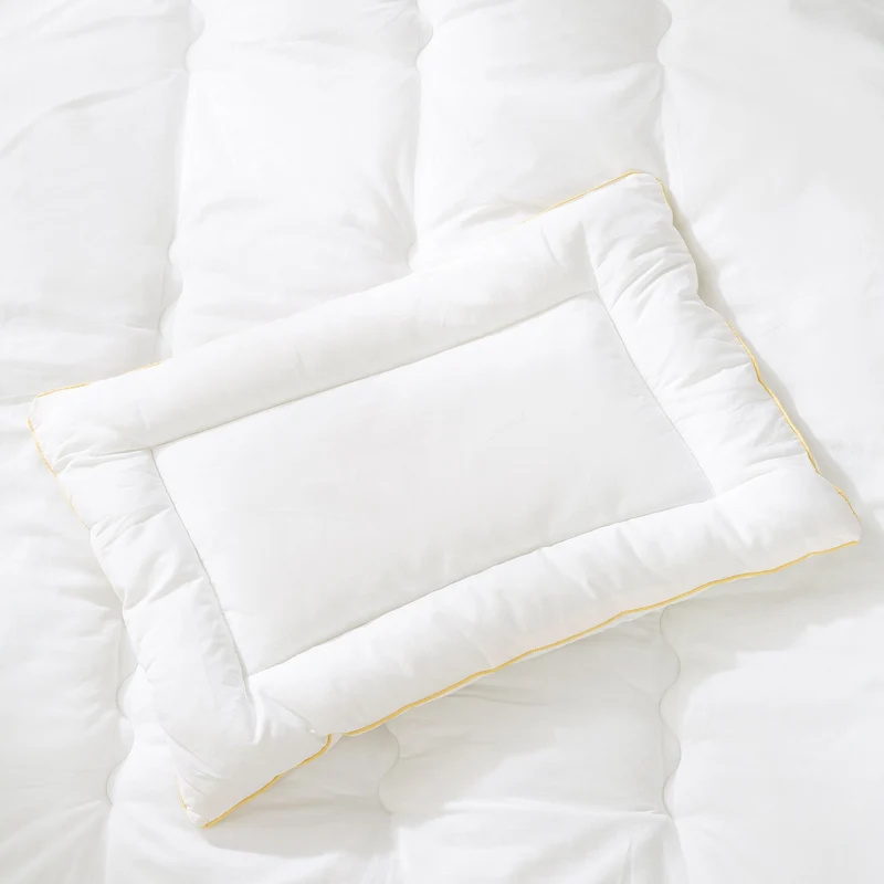 Kindersteppbett – ganzjähriges Baby-Set (Inlett), weiß, Decke 100 x 135 cm und Kissen 40 x 60 cm