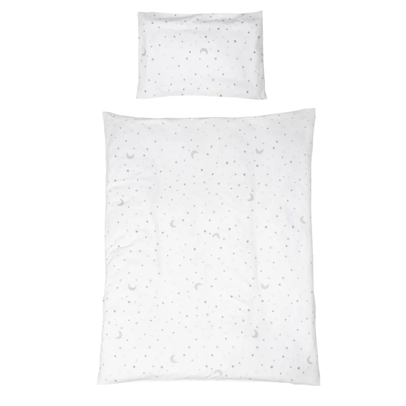 Bettwäsche "Sternenzauber" – aus 100% Baumwoll-Jersey, 100 x 135 cm, für Kinder- & Babybetten