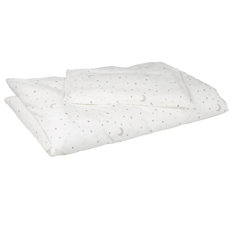 Bettwäsche "Sternenzauber" – aus 100% Baumwoll-Jersey, 100 x 135 cm, für Kinder- & Babybetten