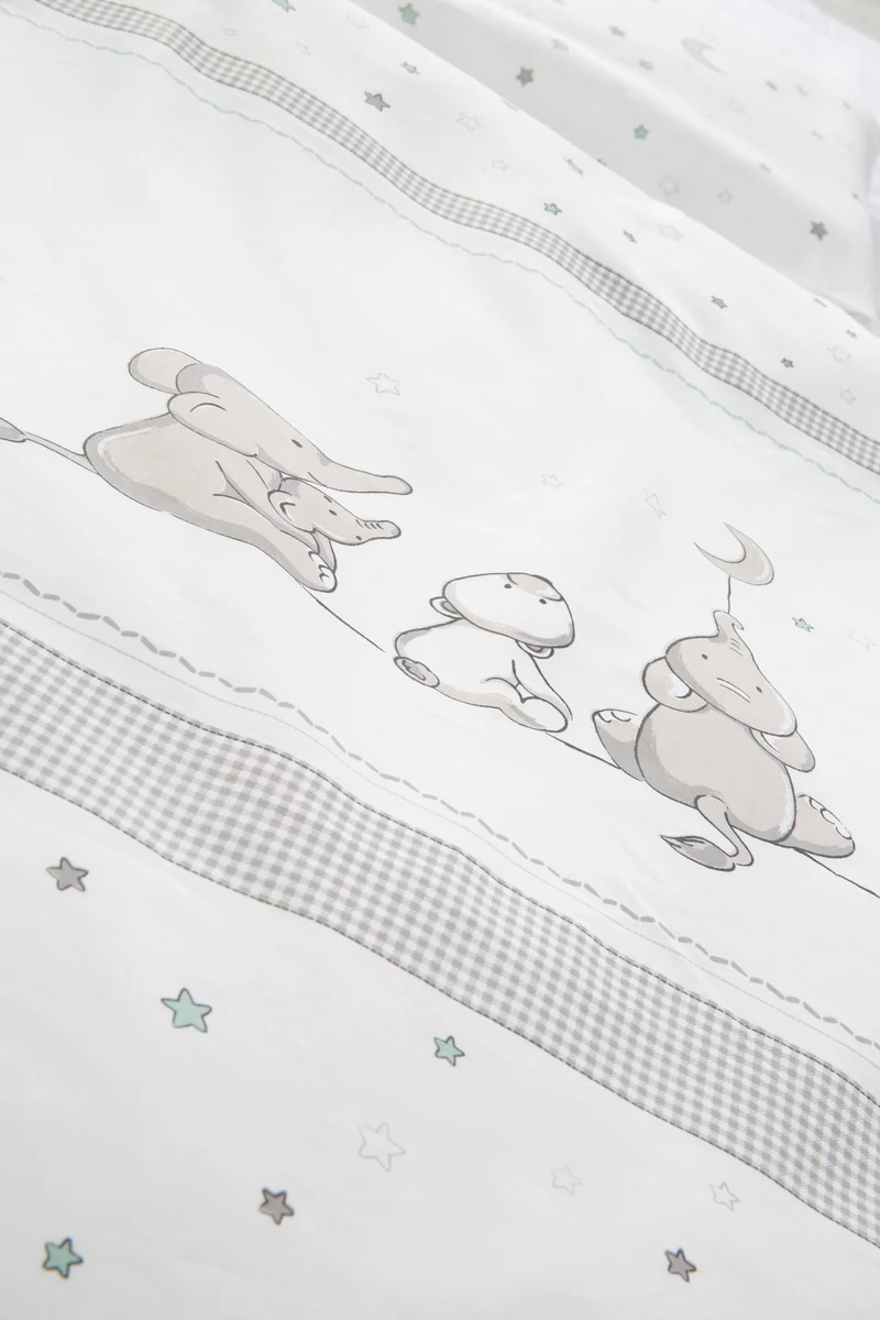 Wendebettwäsche "Sternenzauber" – 2-teilig Kinderbettwäsche 100 x 135 cm, Baumwolle
