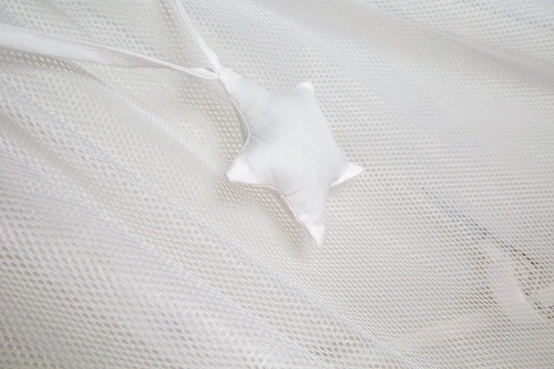 Babybett-Himmel "safe asleep®" – Betthimmel Air, weiß, Mesh-Himmel für Babybett