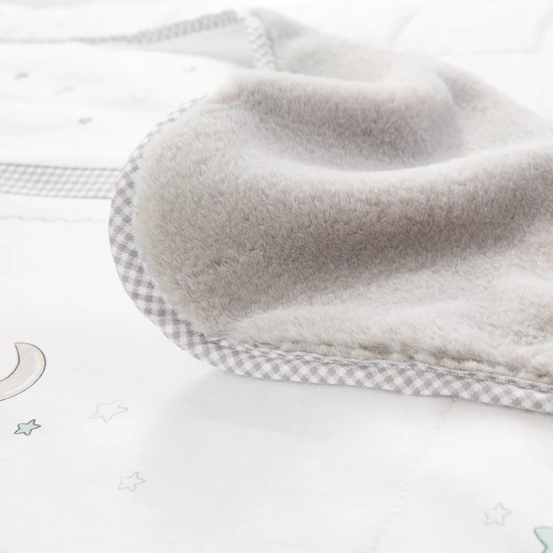 Baby-/Kuscheldecke "Sternenzauber" – Babydecke aus Baumwolle, Maße 80 x 80 cm