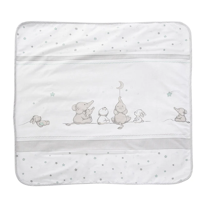 Baby-/Kuscheldecke "Sternenzauber" – Babydecke aus Baumwolle, Maße 80 x 80 cm