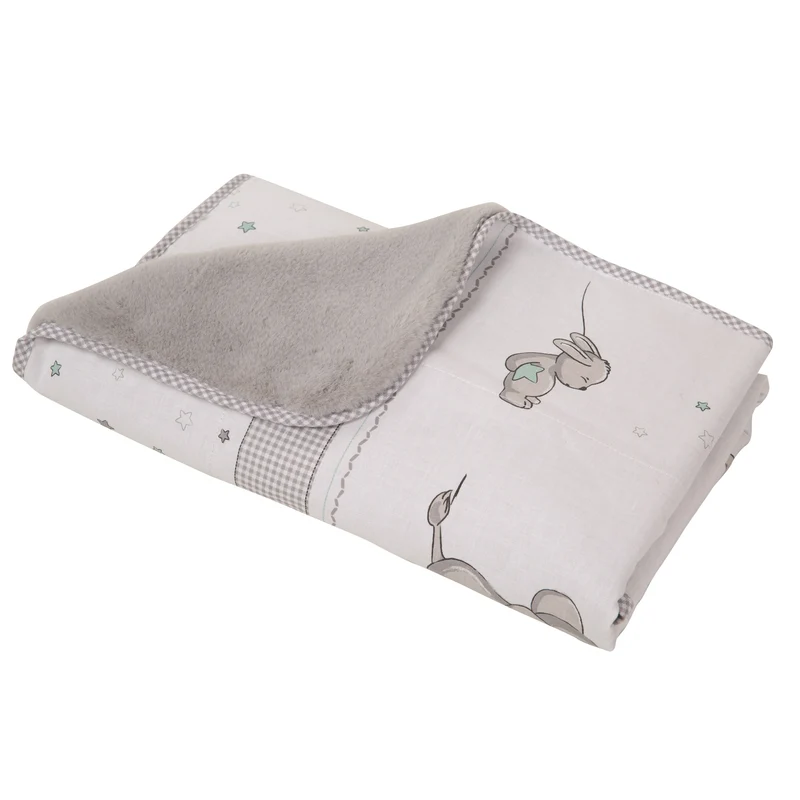 Baby-/Kuscheldecke "Sternenzauber" – Babydecke aus Baumwolle, Maße 80 x 80 cm