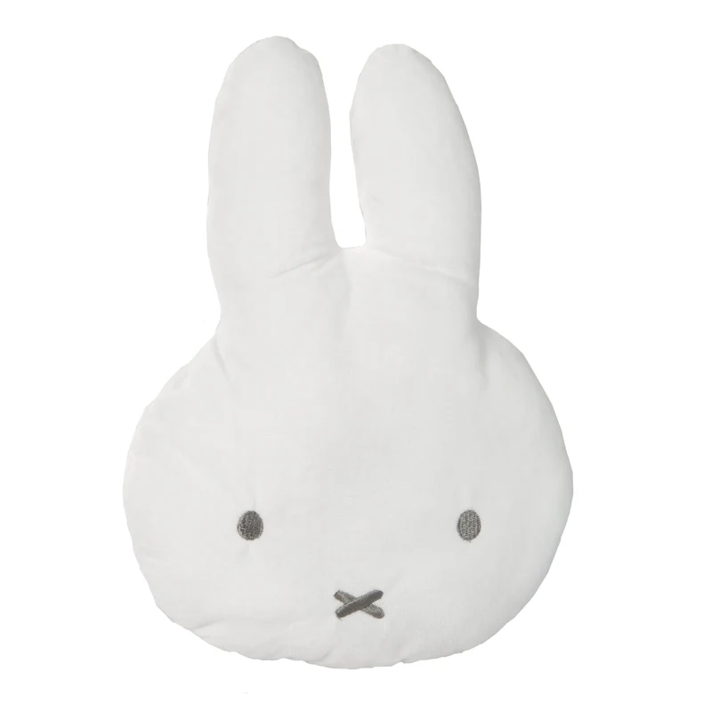 Dekokissen "miffy®" – für Baby-/ Kinderzimmer, Kuschelkissen aus weichem Coral-Fleece