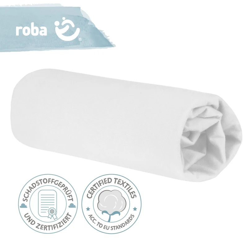 Spannbettlaken "safe asleep®" – für Matratzen 70 x 140 cm & 60 x 120 cm, Single Jersey, Baumwolle