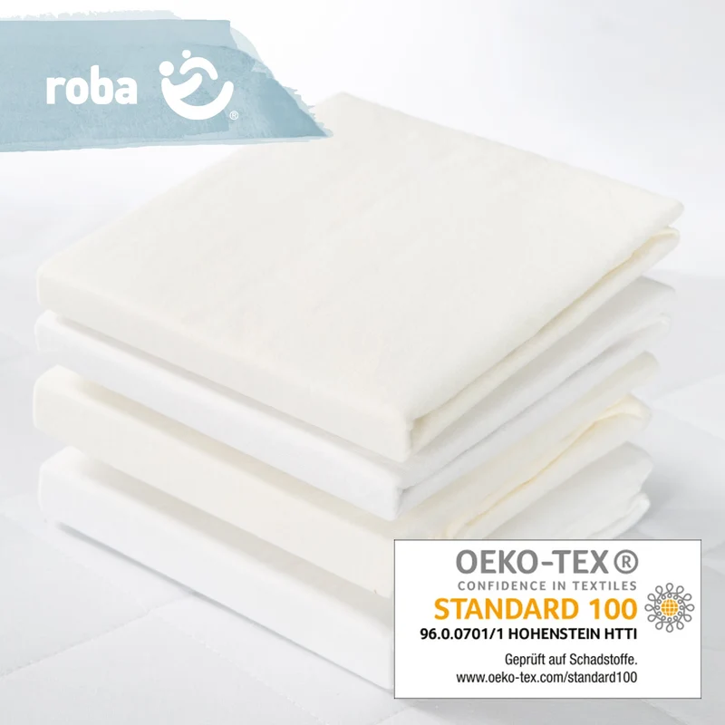 Spannbettlaken "safe asleep®" – für Matratzen 70 x 140 cm & 60 x 120 cm, Single Jersey, Baumwolle