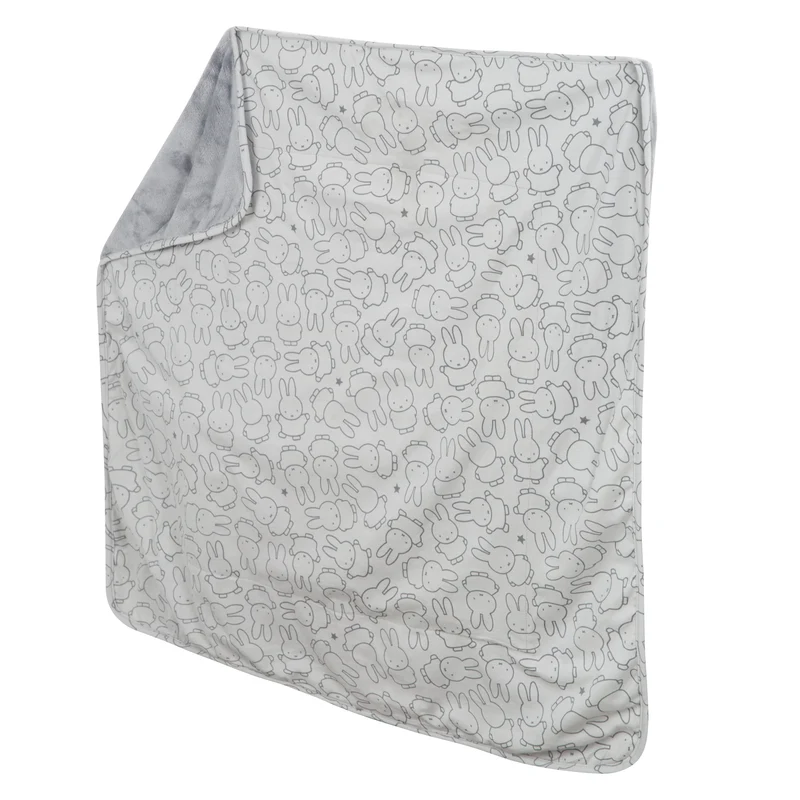 Babydecke "miffy®" – Jerseydecke aus Baumwolle für Mädchen und Jungen, 80 x 80 cm