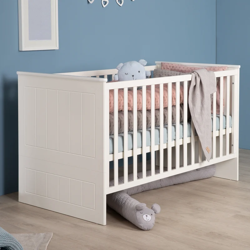 Spannbettlaken "Lil Planet" – für Kindermatratzen 70 x 140 cm, Single Jersey, 100 % Bio-Baumwolle, hellblau/Sky