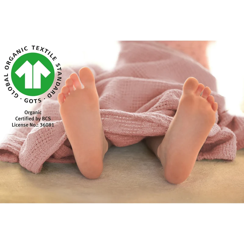 Geschenkset "Lil Planet" – rosa, Bio-Bettwäsche, -Spannbettlaken & -Decke, GOTS