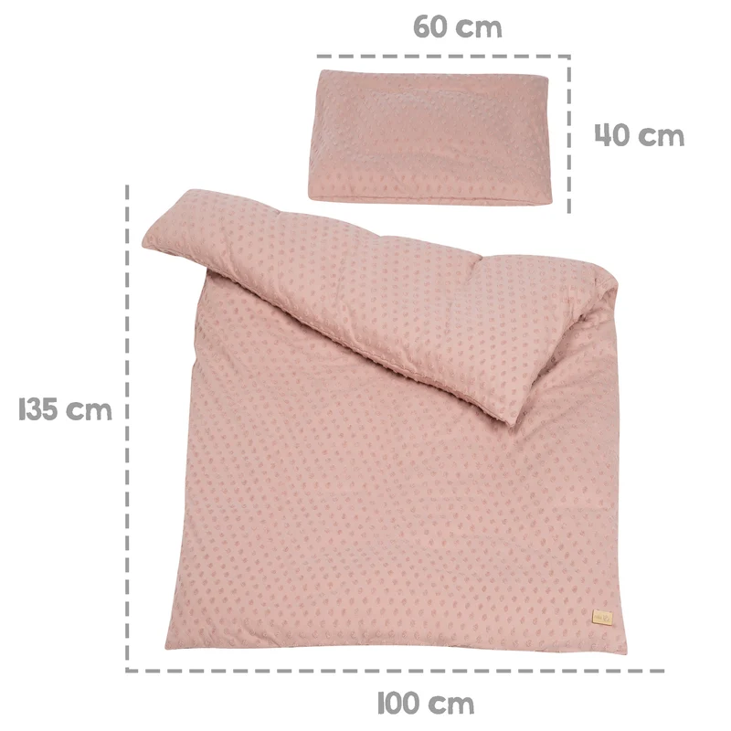 Bettwäsche "Lil Planet" – 2-teilig, rosa, 100 x 135 cm, Jersey GOTS zertifiziert