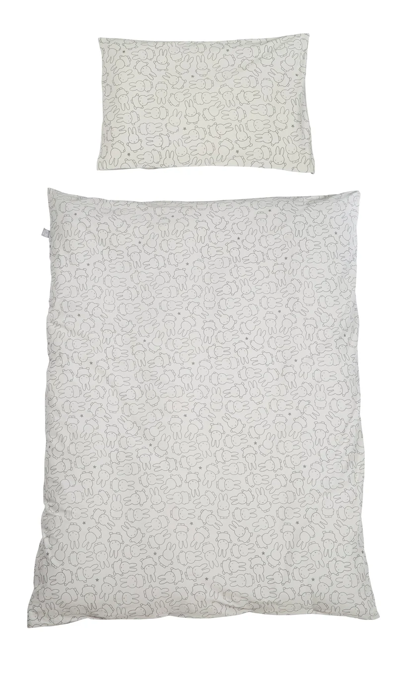 Bettwäsche "miffy®" – 100 x 135 cm, 100 % Baumwoll-Jersey, für Kinder- & Babybetten