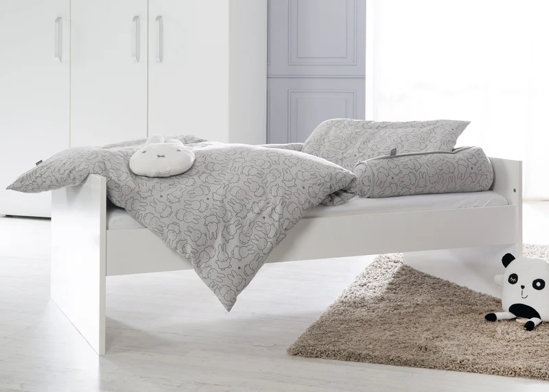 Bettwäsche "miffy®" – 100 x 135 cm, 100 % Baumwoll-Jersey, für Kinder- & Babybetten