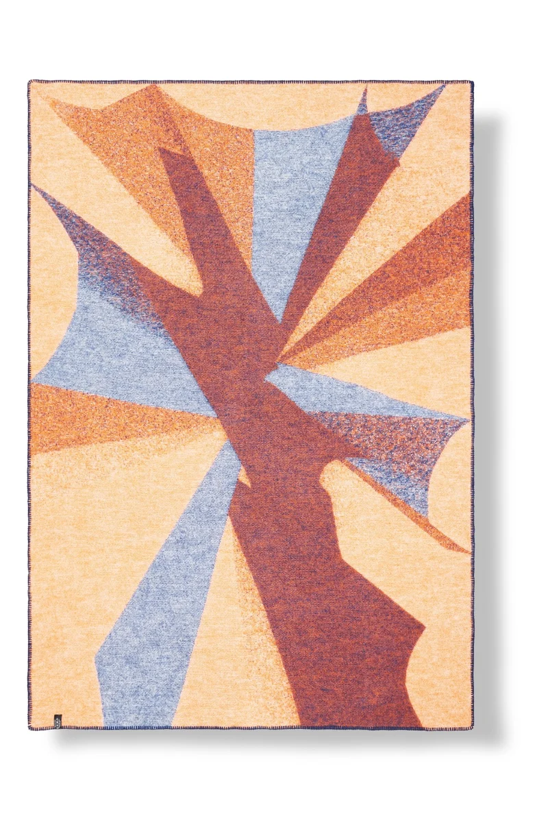 Wool Blanket “Radial” by Dario Cortese