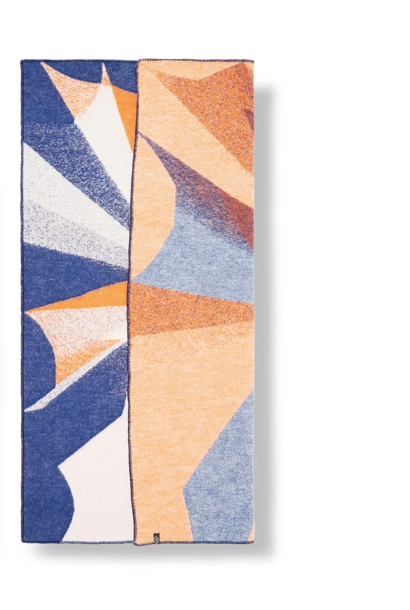 Wool Blanket “Radial” by Dario Cortese
