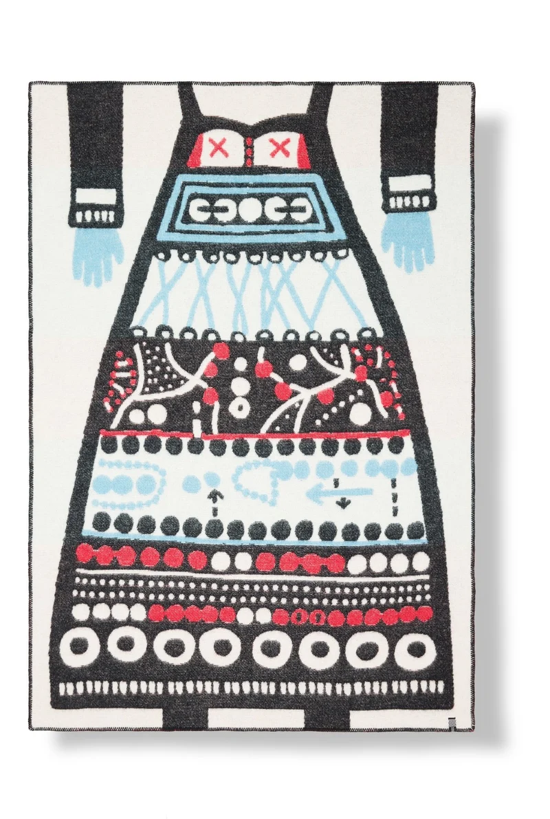 Wool Blanket “Lady” by Katherine Lodge