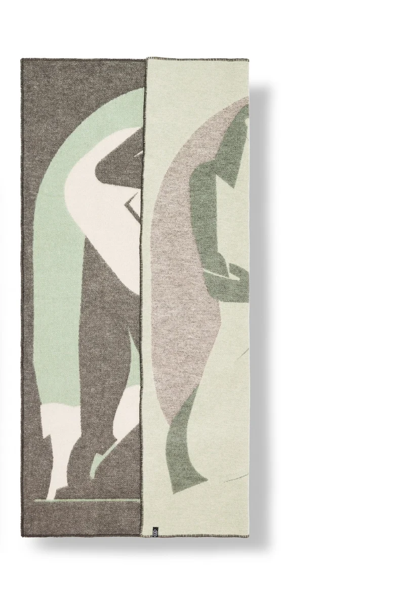 Wool Blanket “Hug Me” by Jeanne Decasper