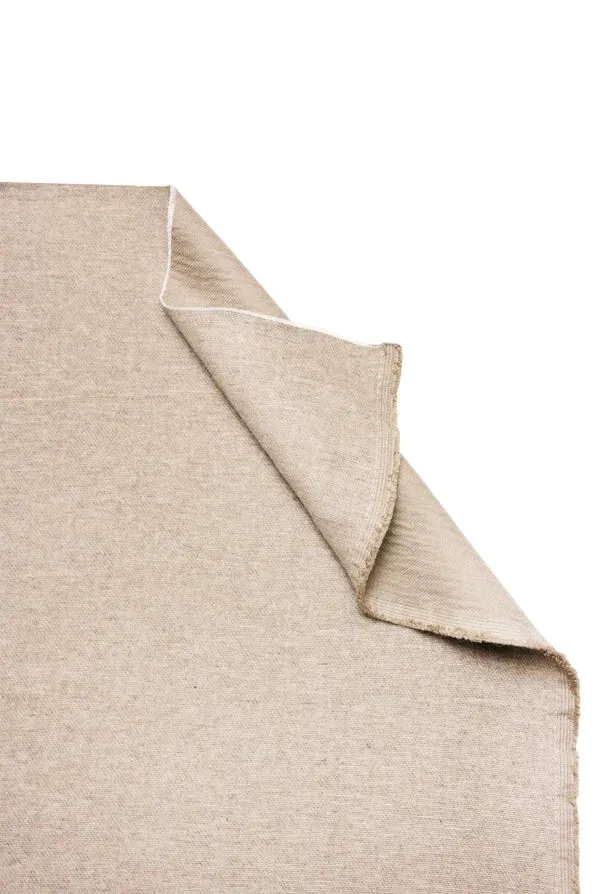 Eco Cashmere Bedspread in Sand Brown