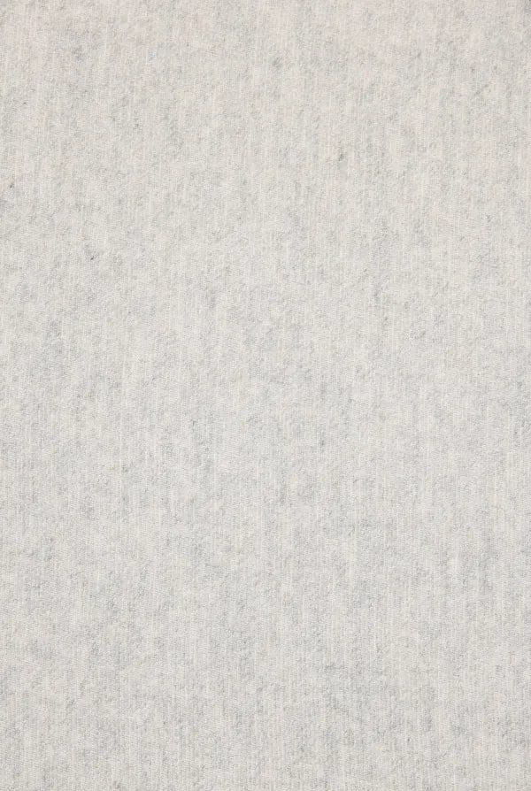 Eco Cashmere Bedspread in Light Grey