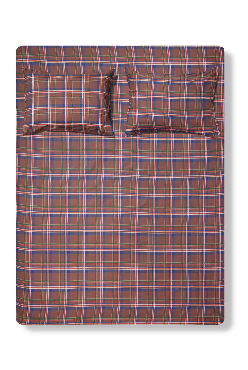 Glen Lodge 'Maloja Check' Yarn-Dyed Cotton Bedding