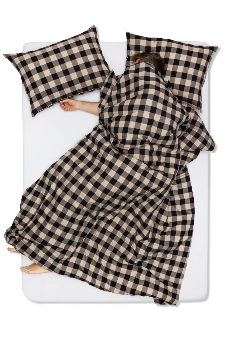 Glen Lodge 'Maloja Check' Yarn-Dyed Cotton Bedding