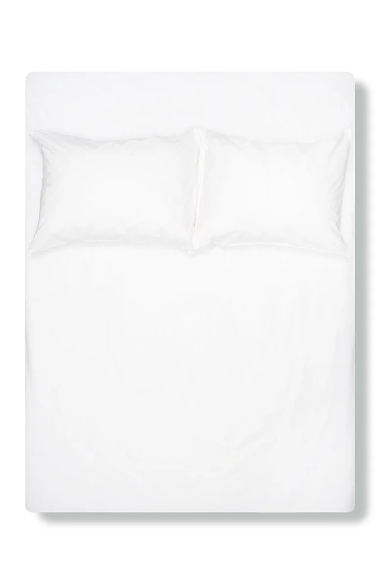 Pima Cotton Percale Bedding in White Color