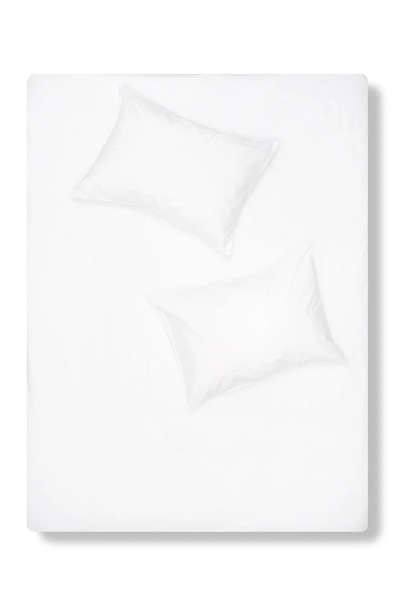 Pima Cotton Percale Bedding in White Color