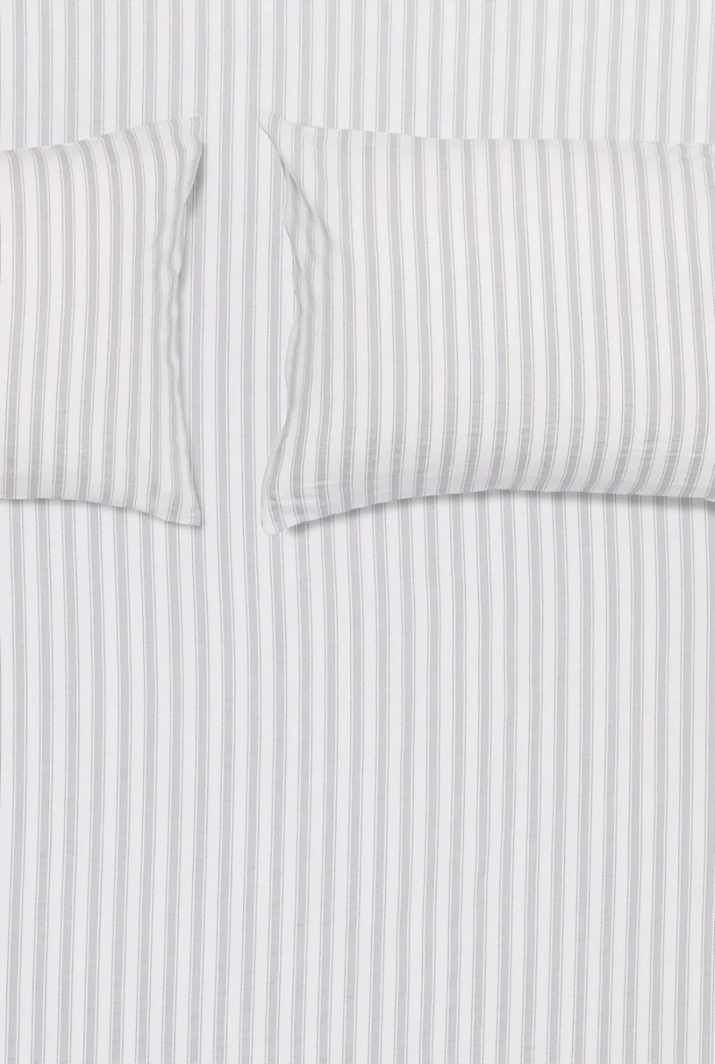 Cotton Bedding "Casa Mare" in San Marino Blue Stripe